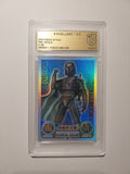 Topps Star Wars 2010 Pre Vizsla Mandalorianer GSG 5.5 = PSA Parallel Refractor – Bild 1