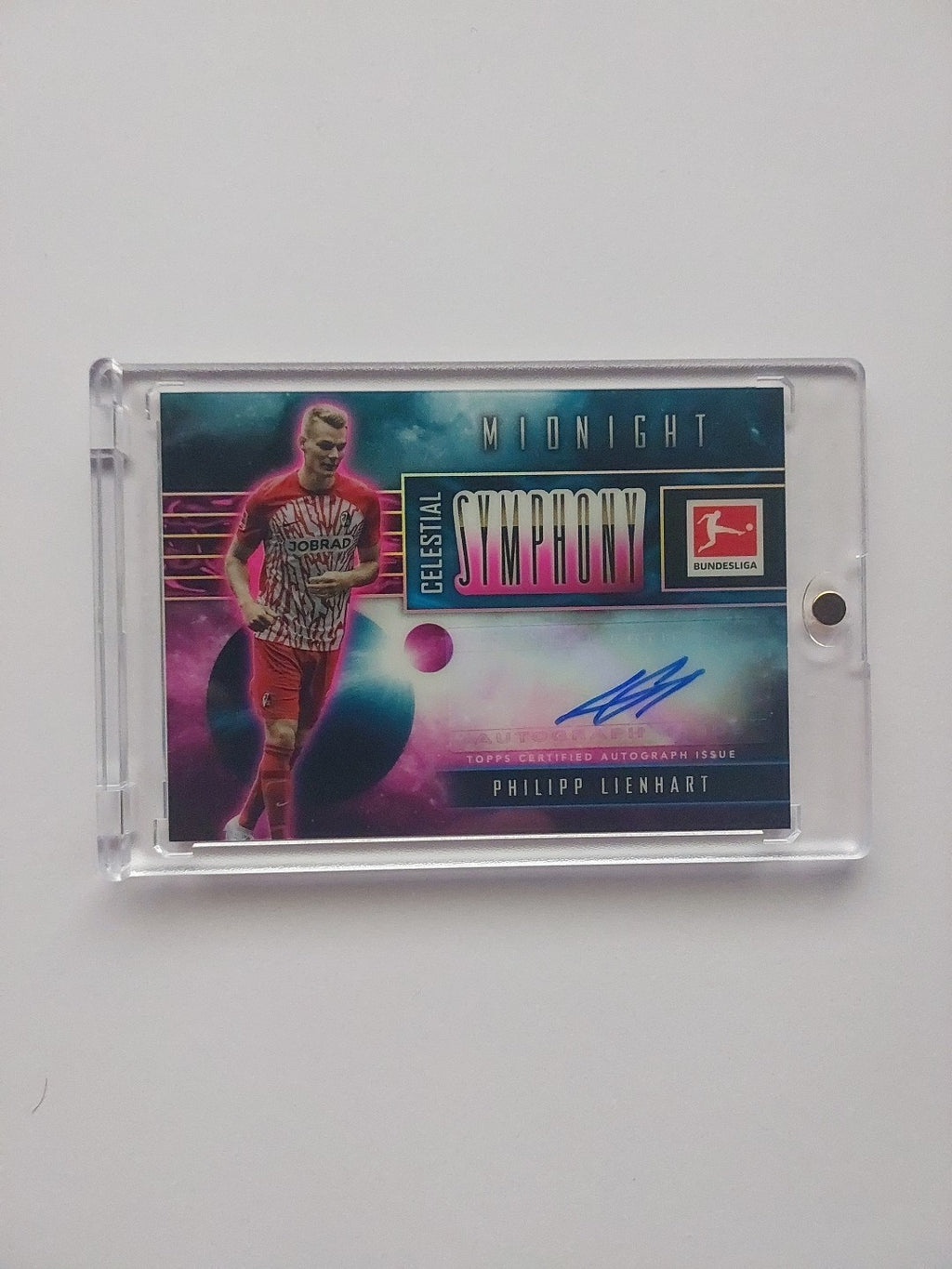 Topps Midnight Bundesliga 23/24 Philipp Lienhart SC Freiburg Autogramm Parallel – Bild 1