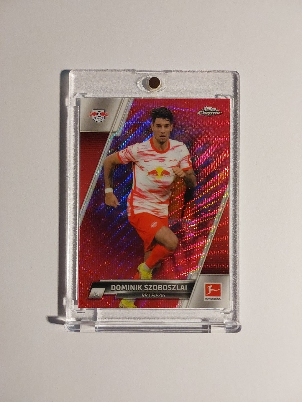 Topps Chrome Bundesliga 2021-22 Dominik Szoboszlai RB Leipzig Parallel 267/399 – Bild 1