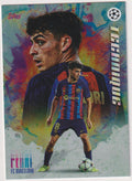 Topps Technique 2022-23 Pedri FC Barcelona Champions League Parallel Rare – Bild 1