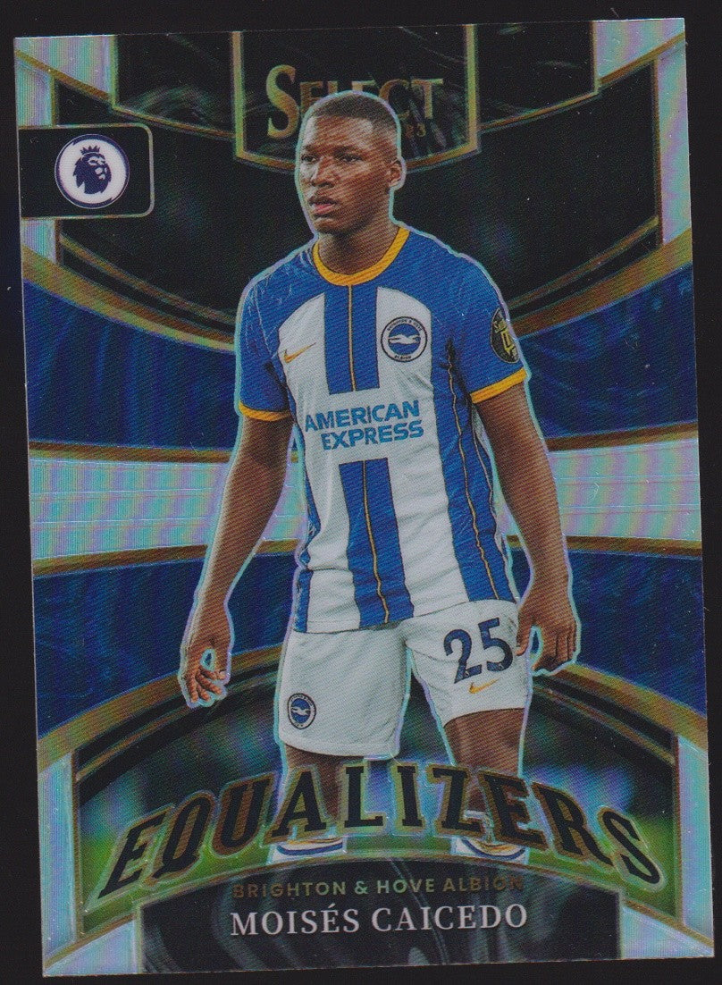 Panini Select Premier 2022-23 Moises Caicedo Brighton & Hove Albion Parallel – Bild 1