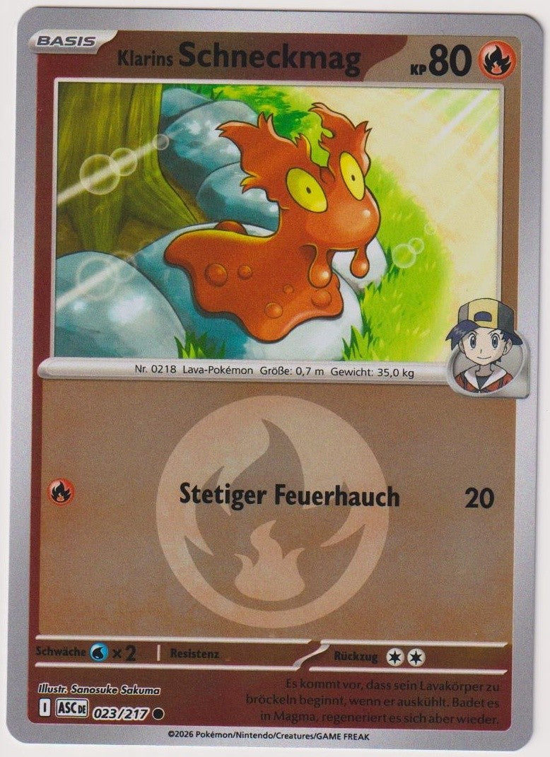 Pokemon TCG Slumag #23/217 Common (C) Reverse Holo Deutsch 2026 – Bild 1