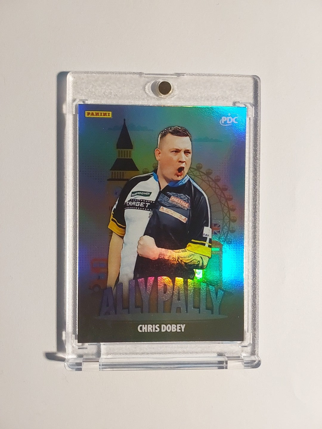 Panini PDC World Championship 2026 Chris Dobey Ally Pally Parallel Refractor Hit – Bild 1