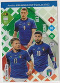 Topps World Cup 2022 Immobile & Insigne & Belotti Italien Parallel Refractor – Bild 1