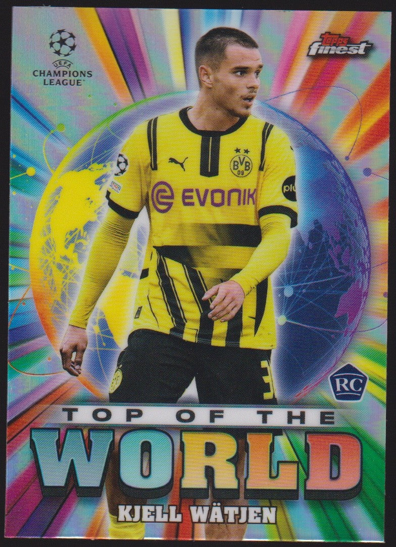 Topps Top of the World 2023-24 Kjell Wätjen Borussia Dortmund Parallel Rookie – Bild 1