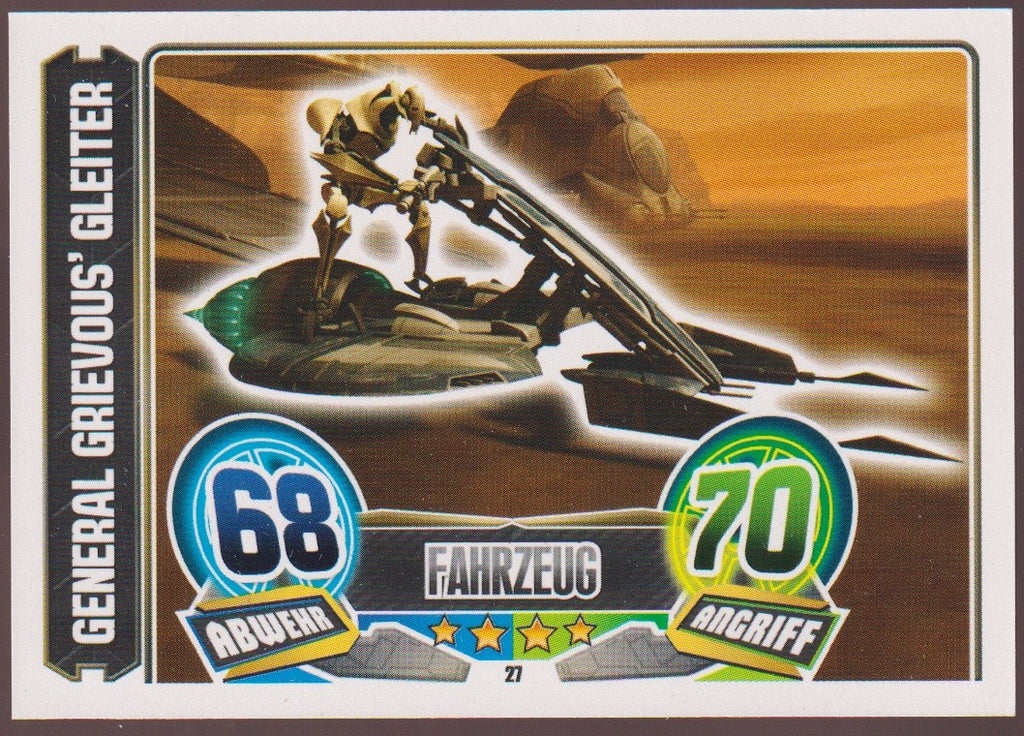 Topps Star Wars 2013 General Grievous' Gleiter Separatist Fahrzeug TCG Rare – Bild 1