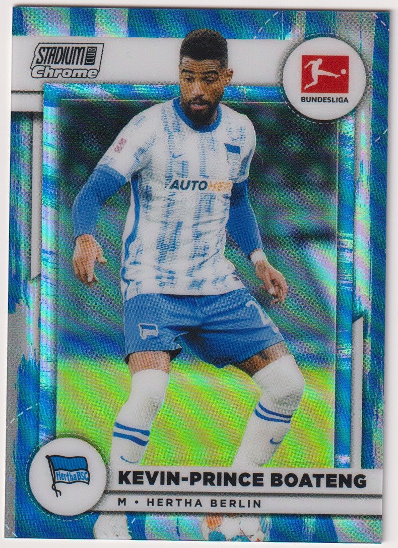 Topps Stadium Club Chrome 2021-22 Kevin-Prince Boateng Hertha Berlin Parallel – Bild 1
