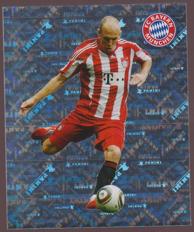 Panini Bundesliga 2009-10 Arjen Robben Bayern München Parallel Refractor – Bild 1