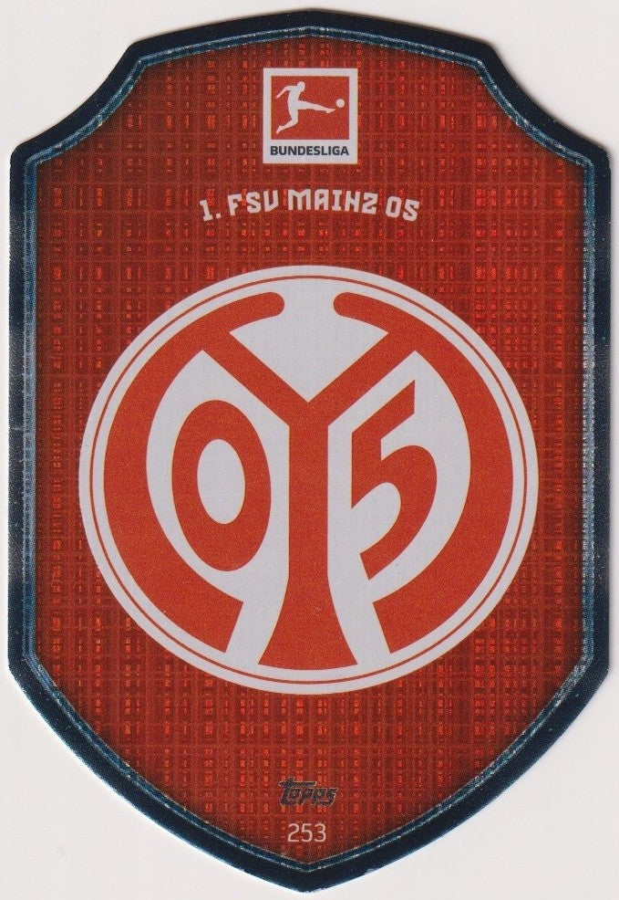 Topps Bundesliga 2020-21 1. FSV Mainz 05 Vereinswappen Parallel Rare – Bild 1