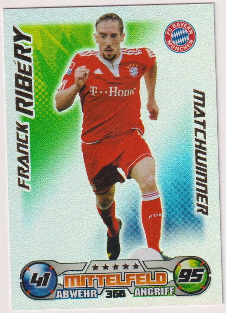 Topps Match Attax Franck Ribéry FC Bayern München Bundesliga Parallel Rare – Bild 1