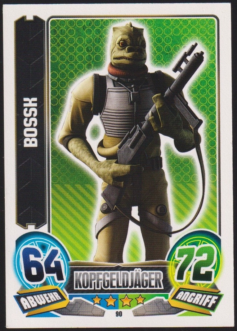 Topps Star Wars 2011 Bossk Unterwelt Kopfgeldjäger TCG Rare #90 – Bild 1