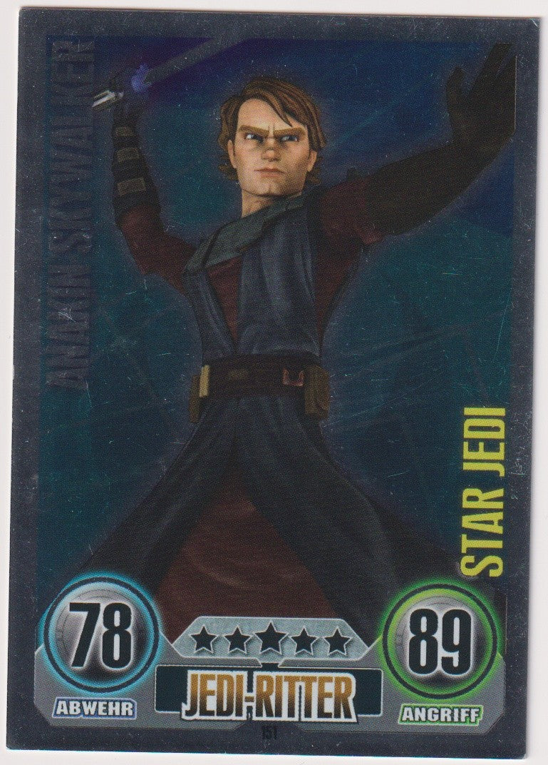 Topps Star Wars 2010 Anakin Skywalker Republik Jedi-Ritter TCG Rare – Bild 1