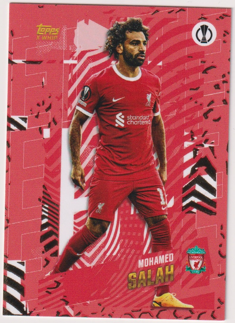 Topps Europa League Mohamed Salah Liverpool Football Club Parallel Rare – Bild 1