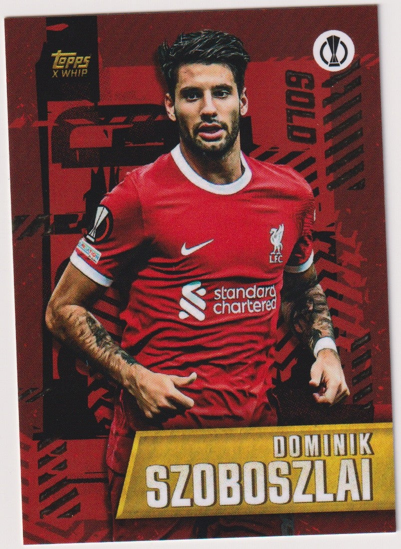 Topps Europa League Gold Dominik Szoboszlai Liverpool FC x Whip Parallel Rare – Bild 1