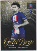Topps Gold Drip 2023-24 Warren Zaire-Emery Rookie Paris Saint-Germain Parallel – Bild 1