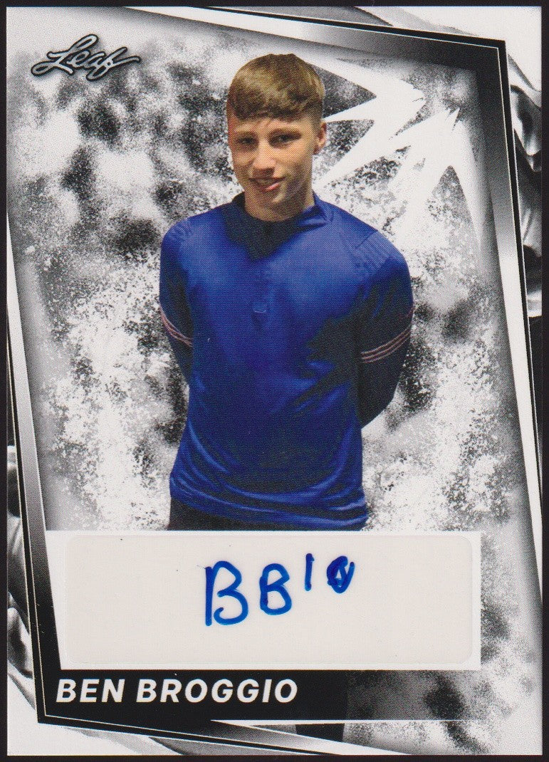 Leaf BA-BB2 2023-24 Ben Broggio Auto Aston Villa Parallel Rare – Bild 1