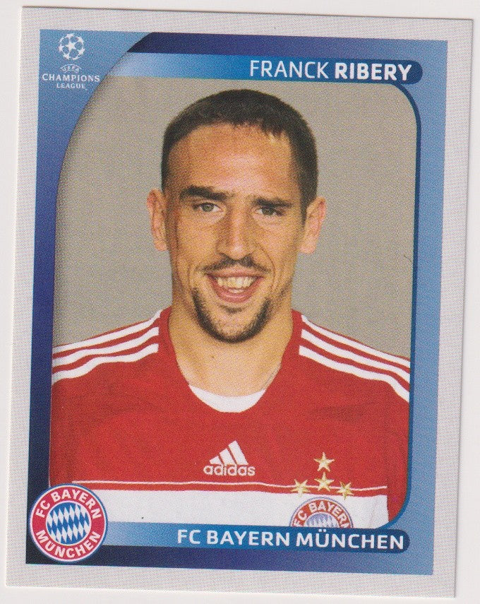 Panini Champions League 2008-09 Franck Ribery FC Bayern München Parallel Rare – Bild 1