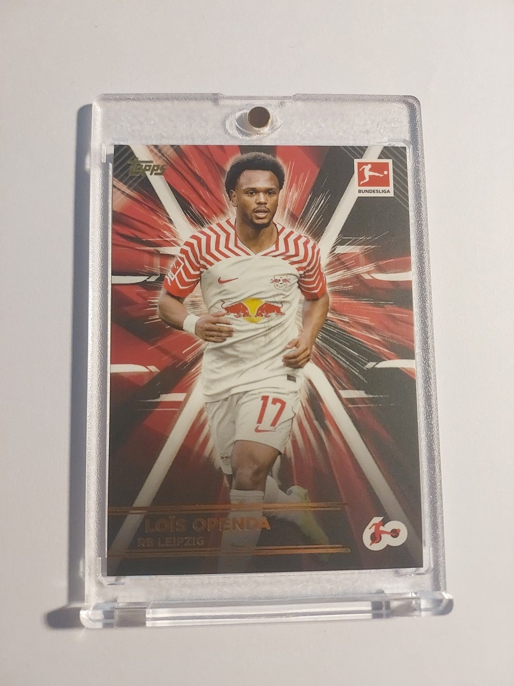 Topps 60 Jahre Bundesliga 2023-24 Lois Openda RB Leipzig Parallel Rare – Bild 1