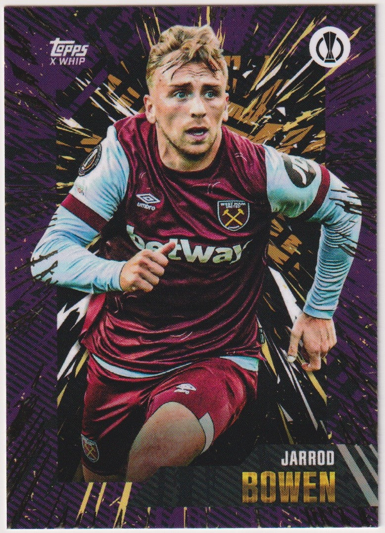 Topps X Whip Jarrod Bowen West Ham United Parallel Rare – Bild 1