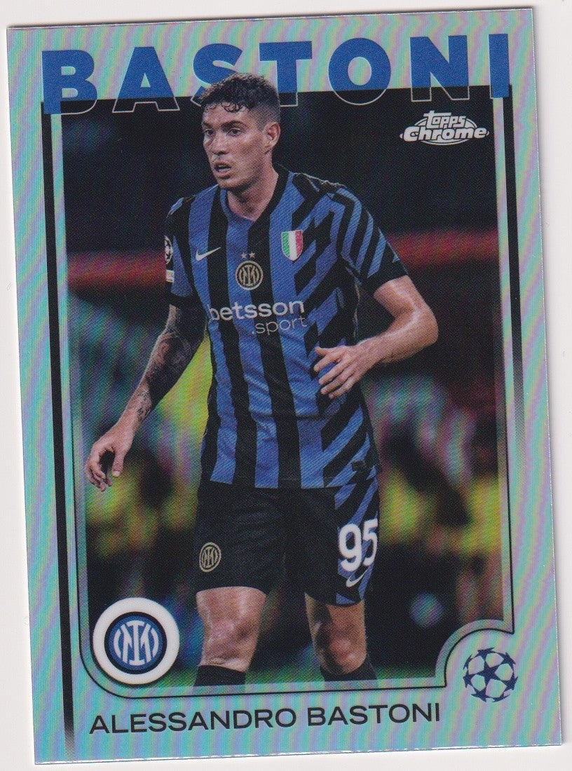 Topps Chrome 2023-24 Alessandro Bastoni FC Internazionale Milano Parallel – Bild 1