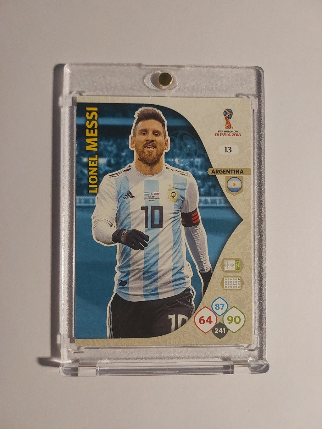 Panini Fifa World Cup 2018 Lionel Messi Argentinien Vintage Parallel Ultra Rare – Bild 1