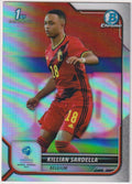 Topps Chrome 2023-24 Killian Sardella Belgium Parallel Refractor – Bild 1