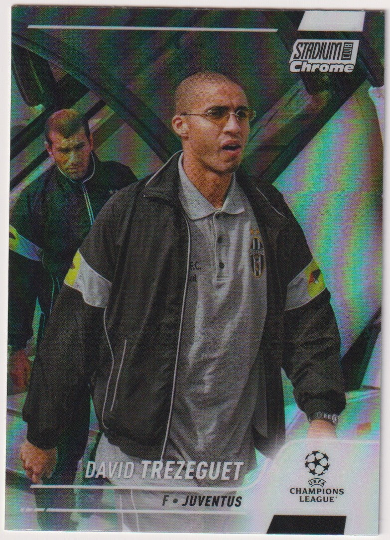 Topps Stadium Club Chrome 2021-22 David Trezeguet Juventus Parallel Refractor – Bild 1