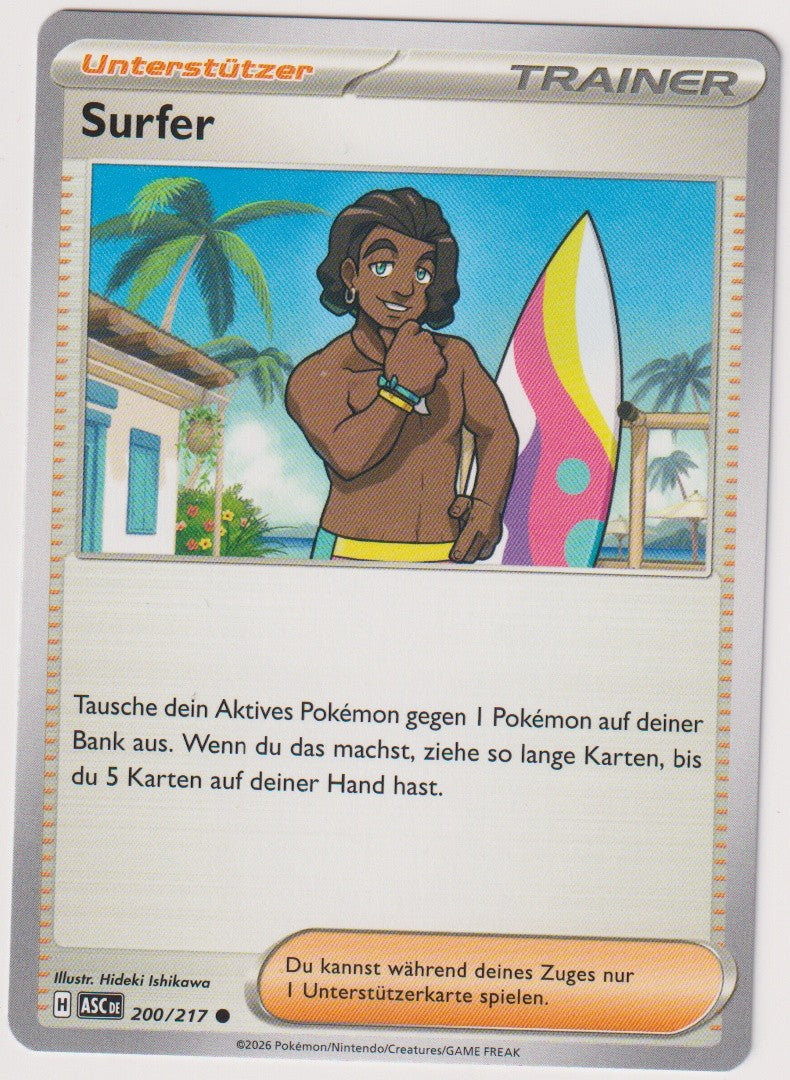 Pokemon TCG Surfer #200/217 Common (C) Deutsch 2026 – Bild 1