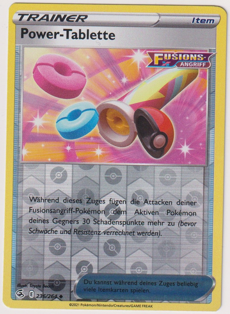 Pokemon TCG Power-Tablette #236/264 Uncommon (U) Reverse Holo Deutsch 2021 – Bild 1