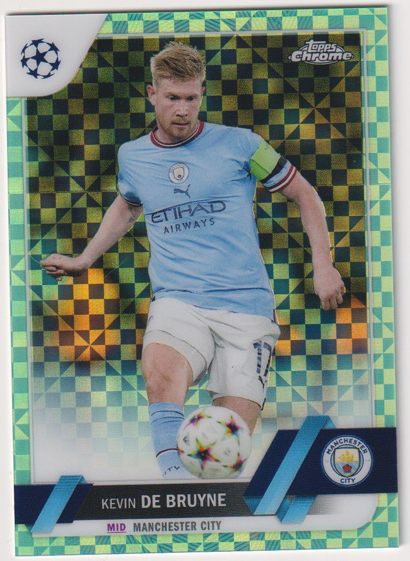 Topps Chrome 2021-22 Kevin De Bruyne Manchester City Parallel Rare 33 – Bild 1