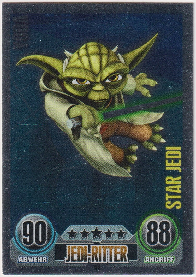 Topps Star Wars 2010 Meister Yoda Republik Jedi-Ritter TCG Rare – Bild 1