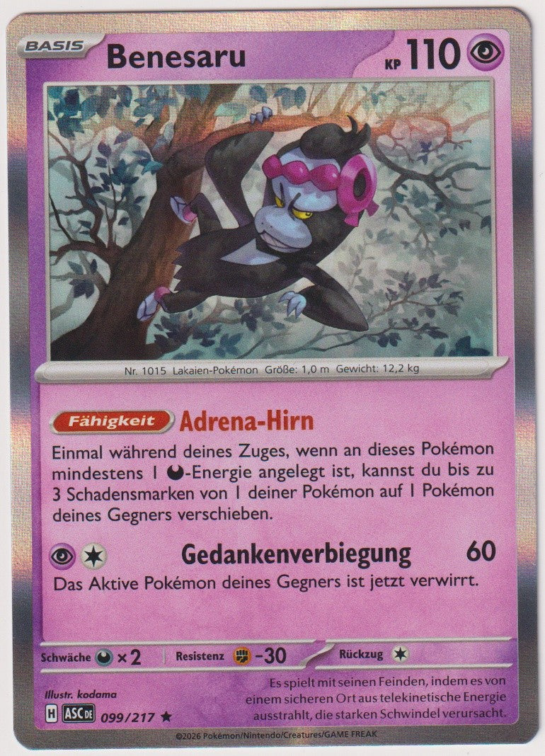 Pokemon TCG Munkidori #99/217 Rare (R) Holo Deutsch 2026 – Bild 1
