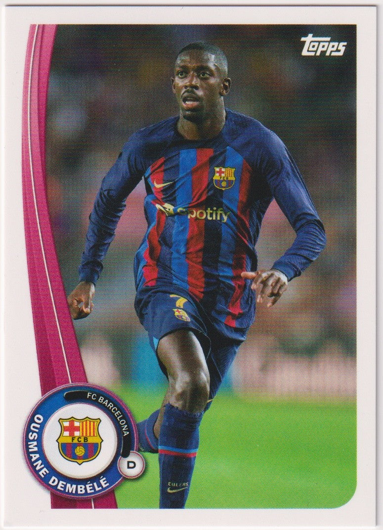Topps 2022-23 Ousmane Dembélé FC Barcelona Parallel Rare BA-4 – Bild 1