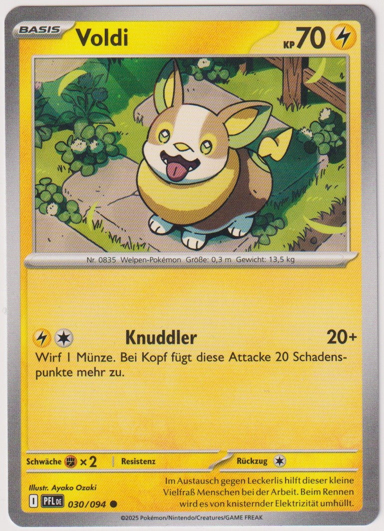Pokemon TCG Voldi #30/094 Common (C) Deutsch 2025 – Bild 1