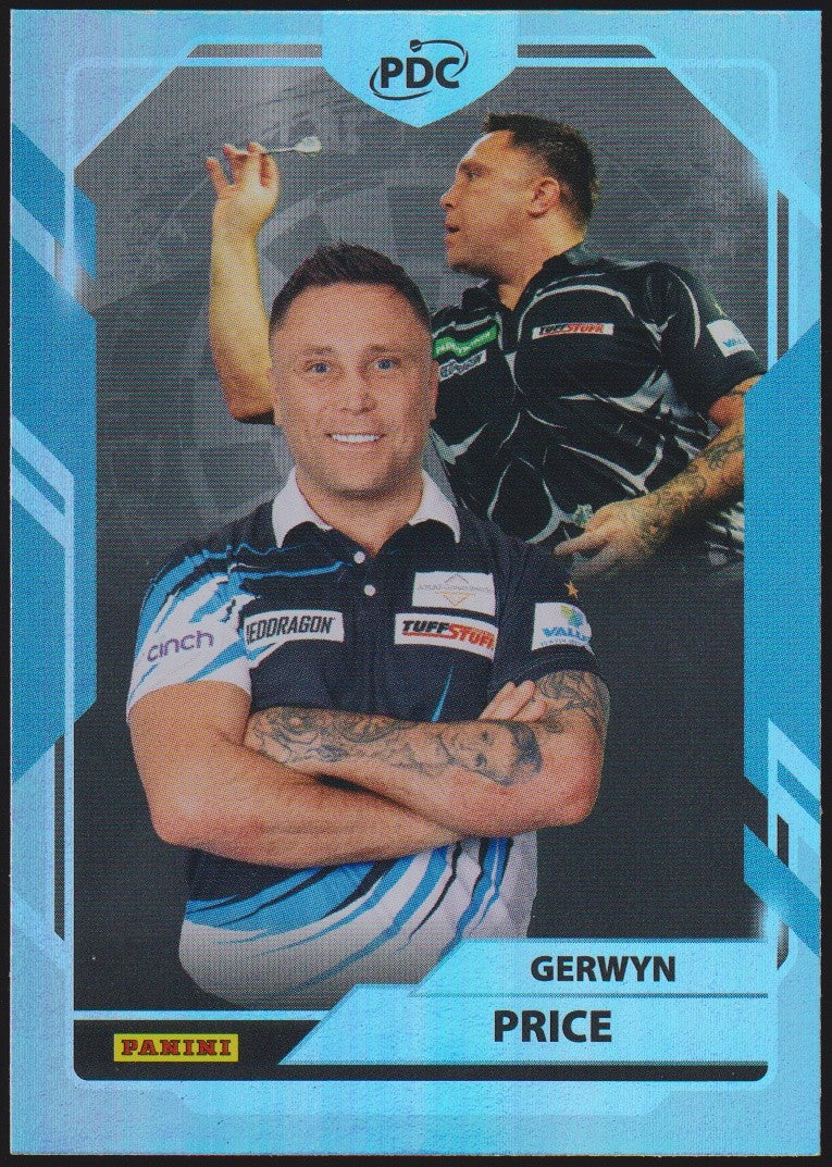 Panini PDC World Championship 2026 Gerwyn Price "The Ice Man" Refractor Parallel – Bild 1