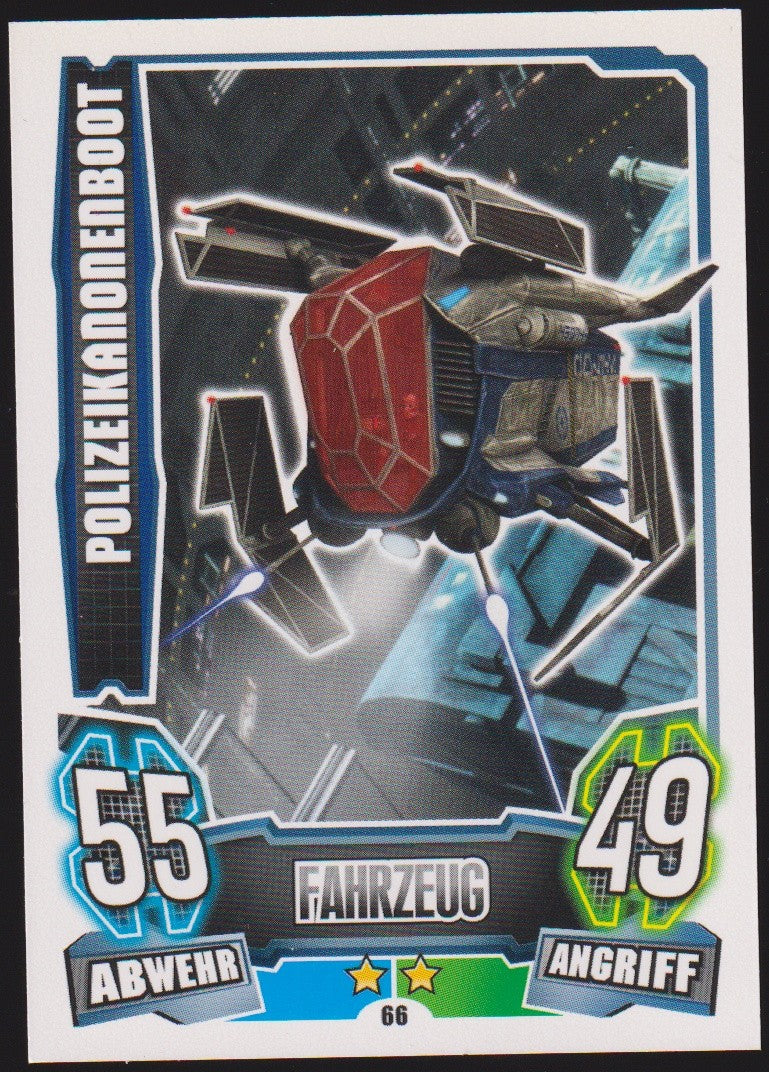 Topps Star Wars 2013 Polizeikanonenboot REPUBLIK Fahrzeug TCG Rare #55 – Bild 1