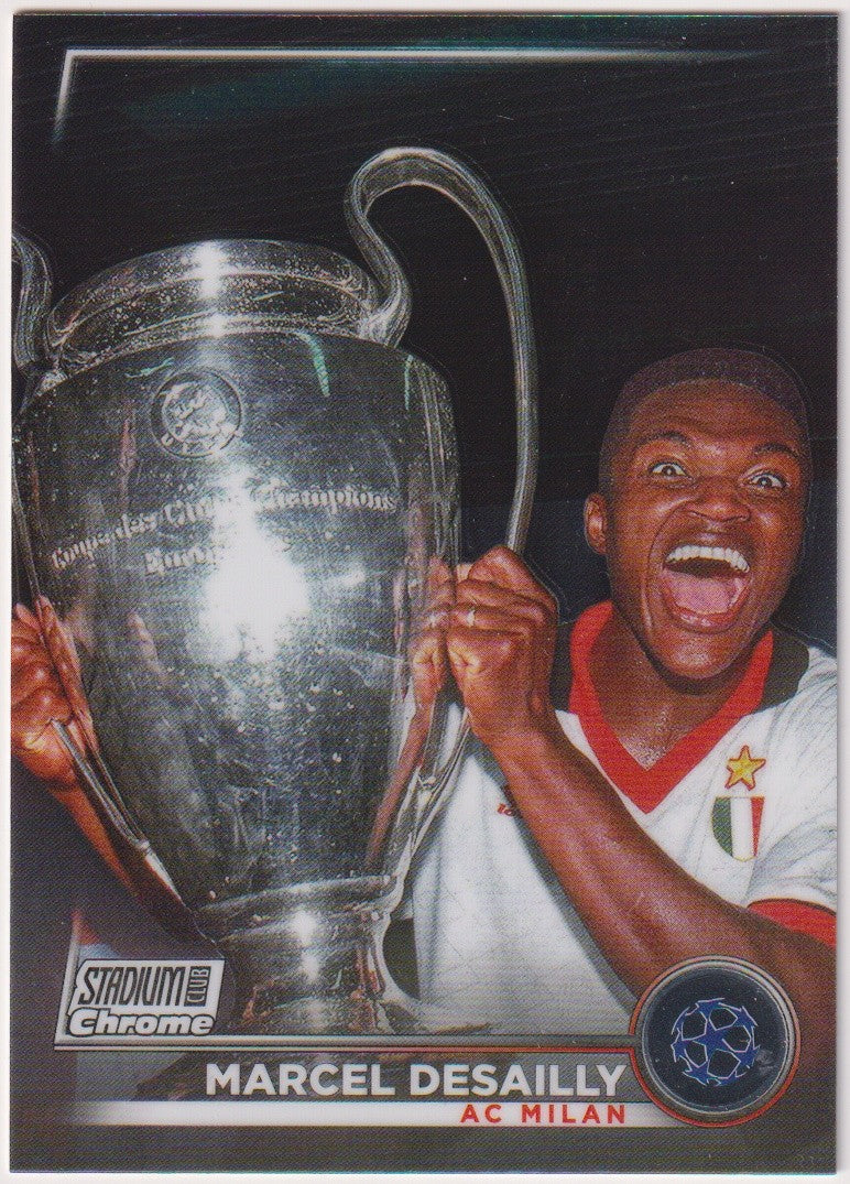 Topps Stadium Club Chrome 2022-23 Marcel Desailly AC Milan Parallel Rare – Bild 1