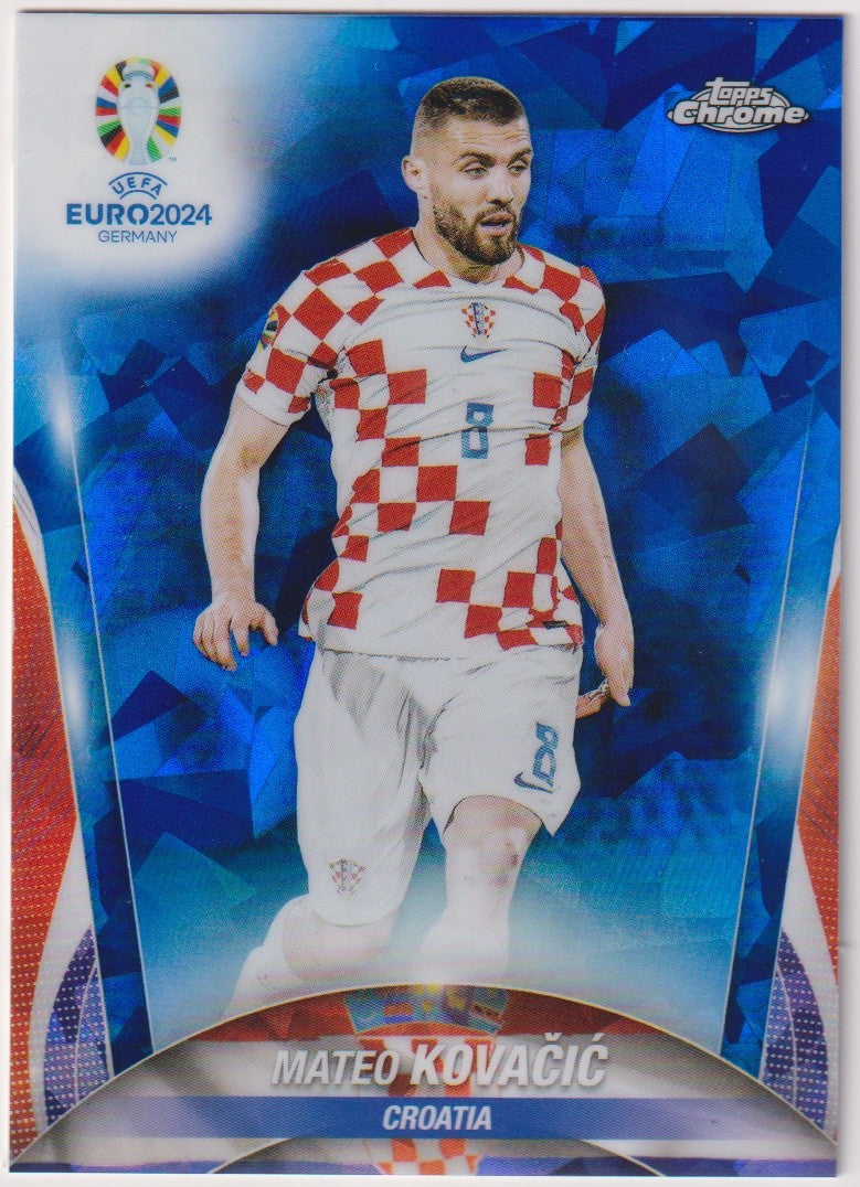 Topps Chrome UEFA Euro 2024 Germany 2023-24 Mateo Kovacic Manchester City – Bild 1