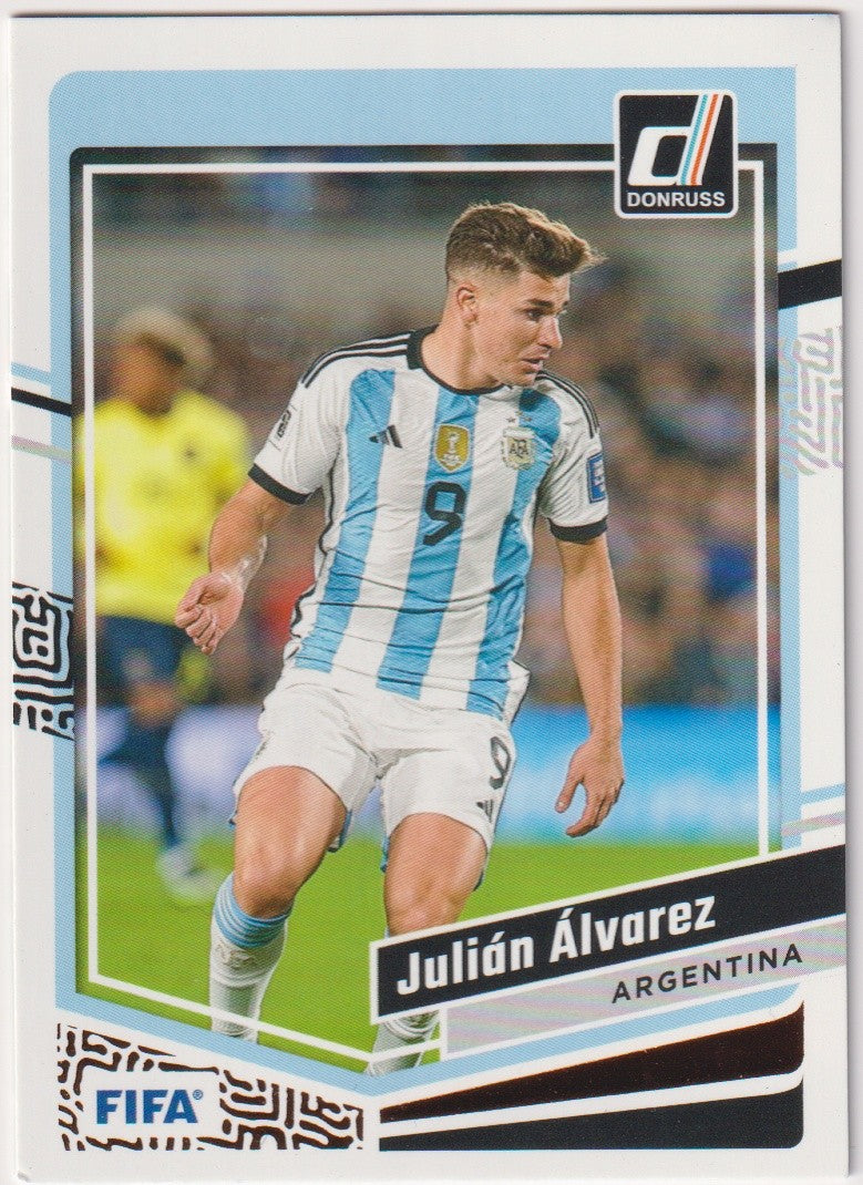 Panini 2023-24 Panini - Donruss Soccer 2023-24 Julian Alvarez Argentina Parallel – Bild 1