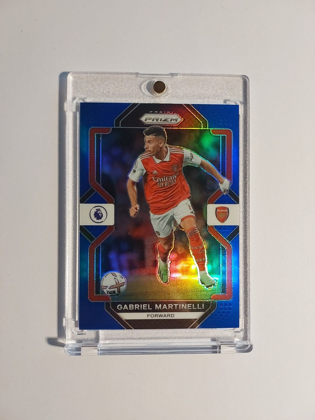 Panini Prizm 2022-23 Gabriel Martinelli Arsenal Parallel 166/175 Refractor Rare – Bild 1