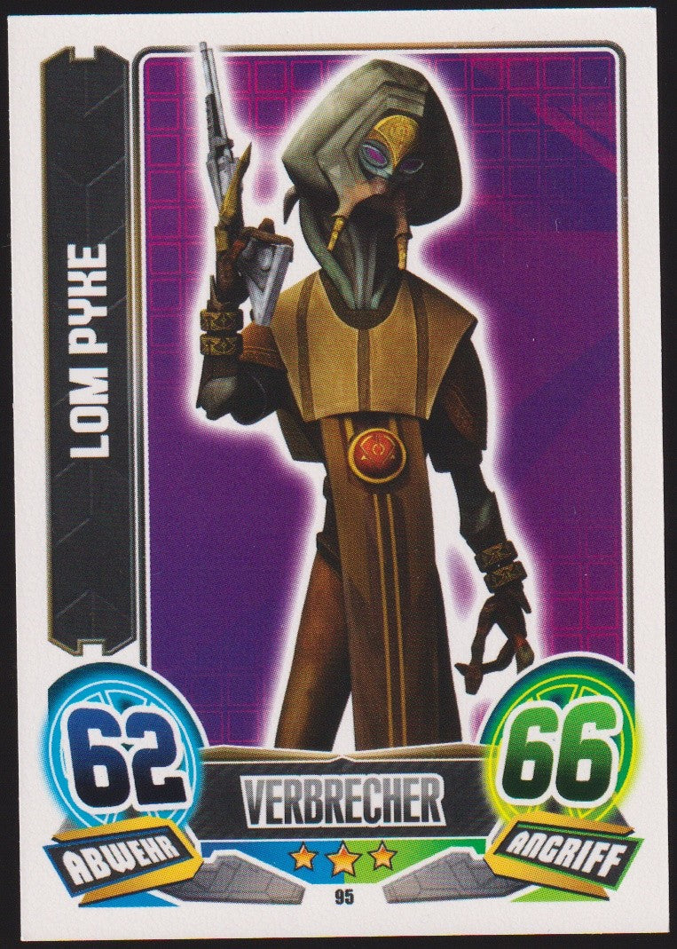 Topps Star Wars 2012 Lom Pyke Unterwelt Verbrecher TCG Rare #95 – Bild 1