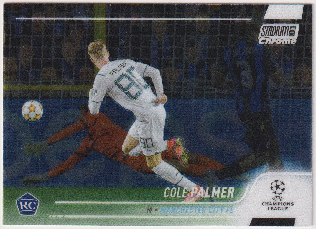 Topps Stadium Club Chrome 2022-23 Cole Palmer Rookie Manchester City Parallel – Bild 1