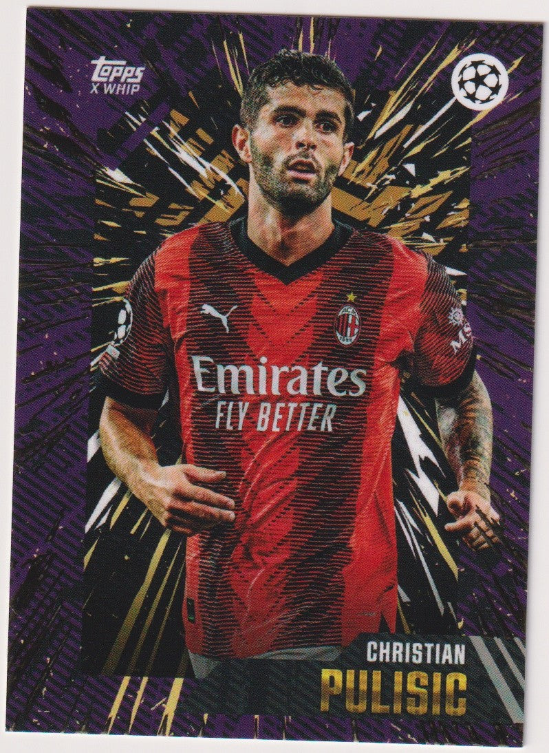 Topps Champions League 2022-23 Christian Pulisic AC Milan x Whip Parallel – Bild 1