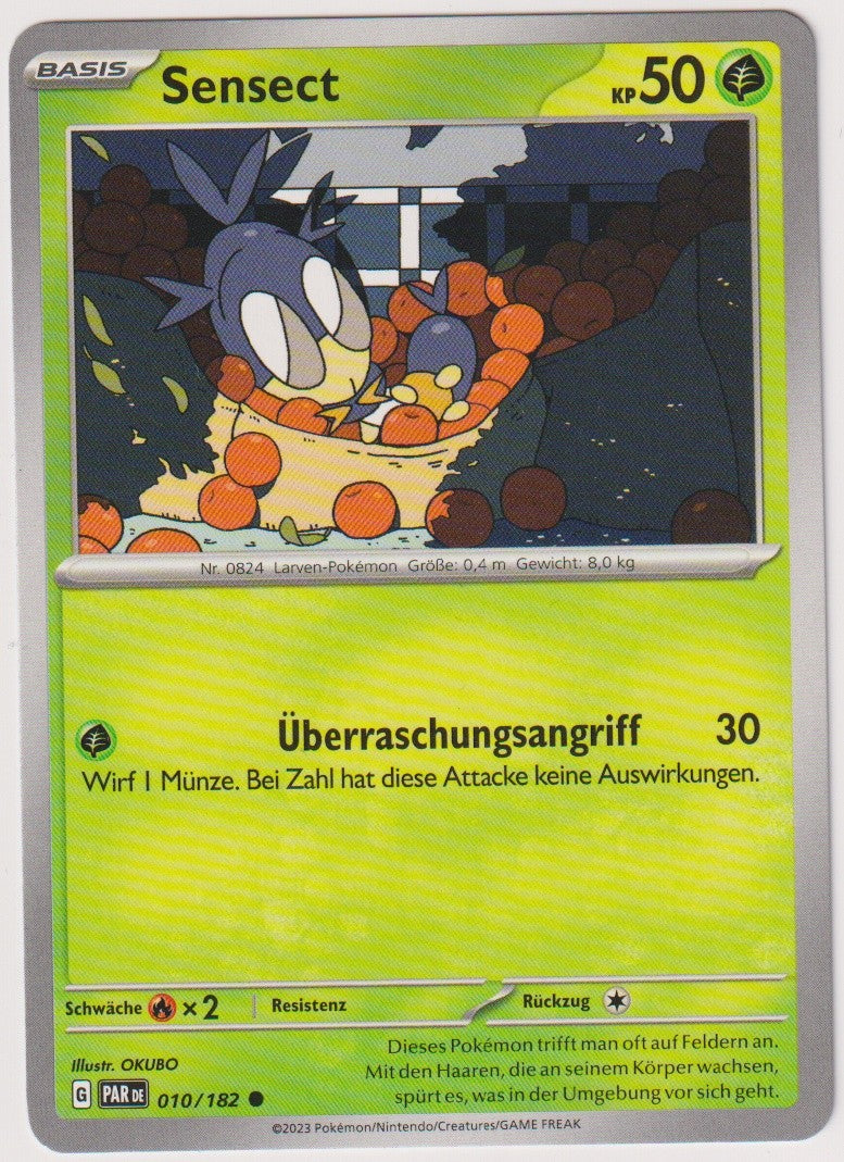 Pokemon TCG Sensect #10/182 Common (C) Deutsch 2023 – Bild 1