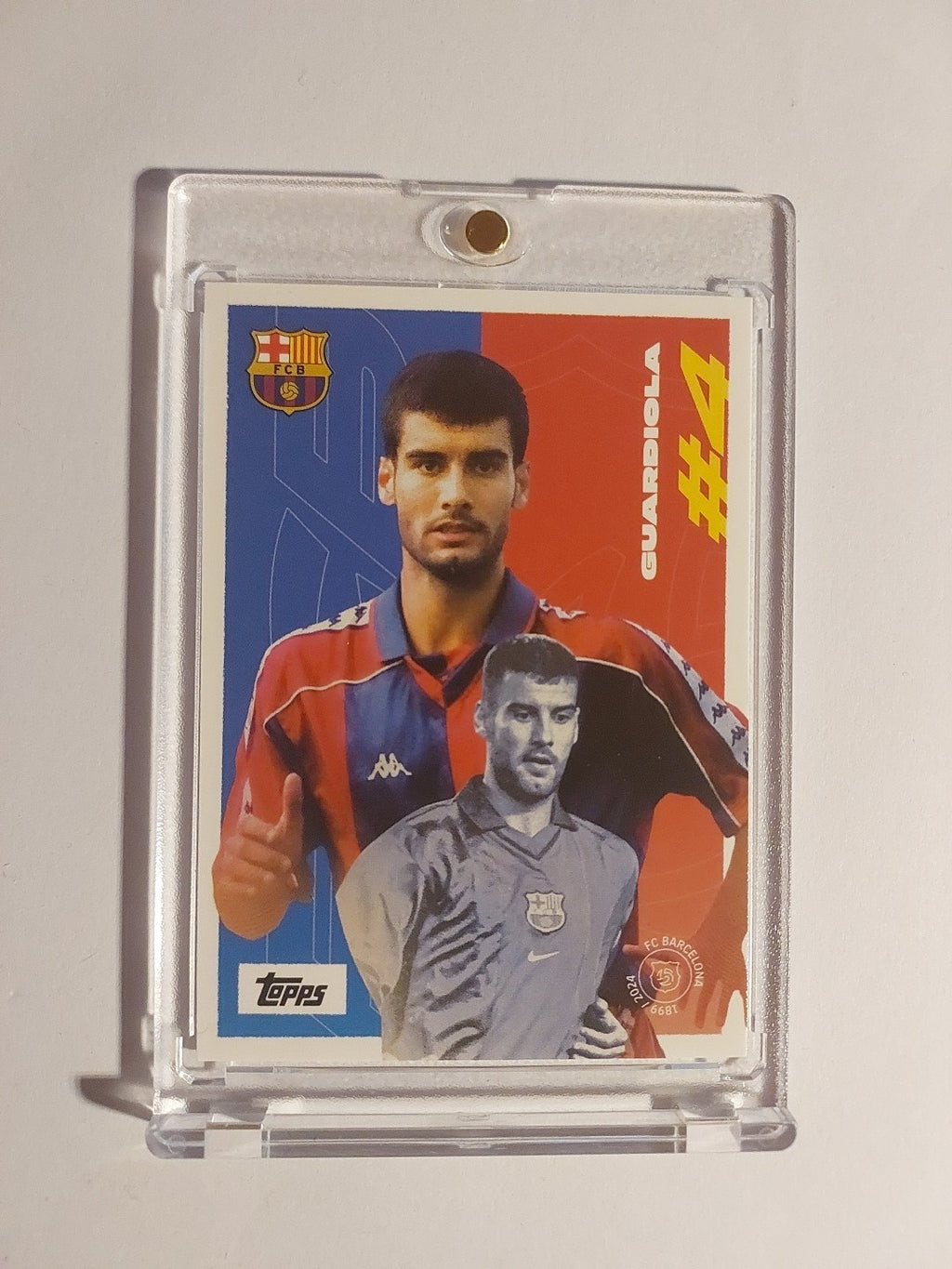 Topps Barcelona Team Set 2024-25 Pep Guardiola Limited Edition Parallel – Bild 1