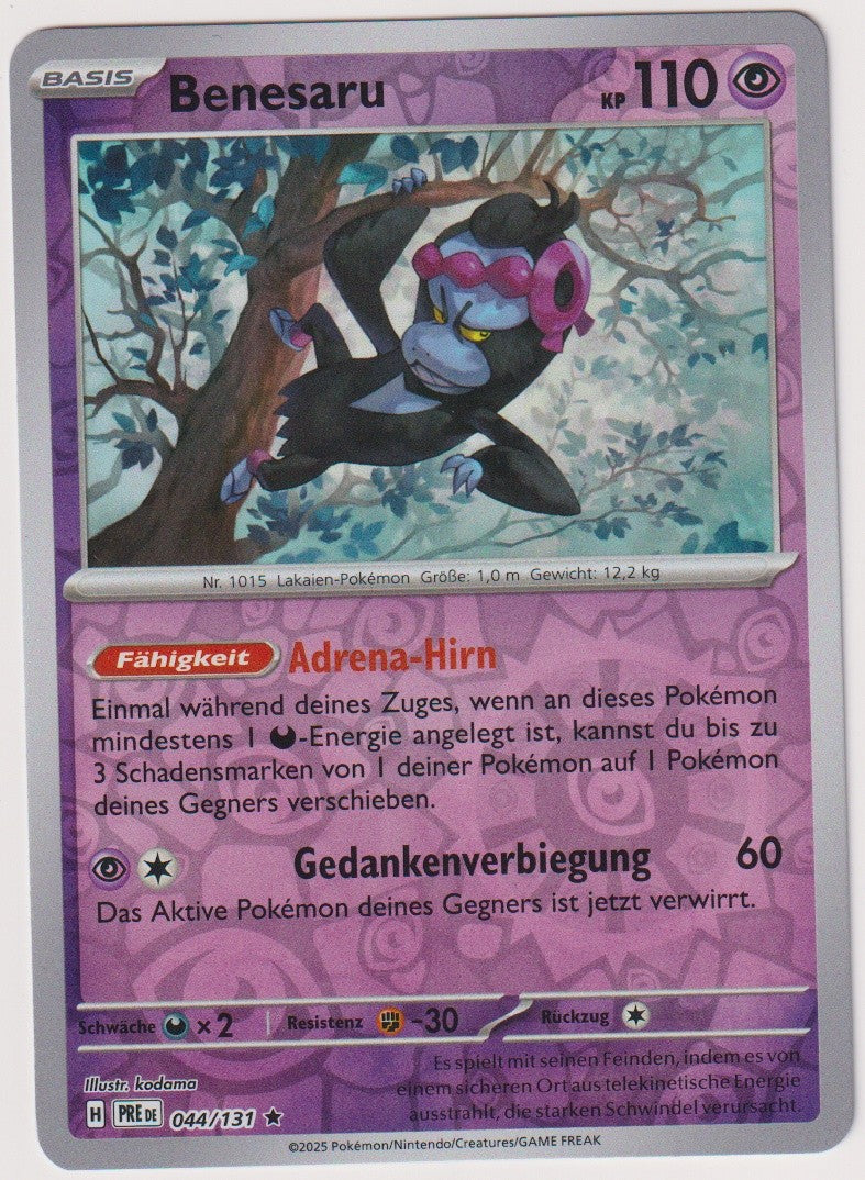 Pokemon TCG Munkidori #44/131 Rare (R) Reverse Holo Deutsch 2025 – Bild 1