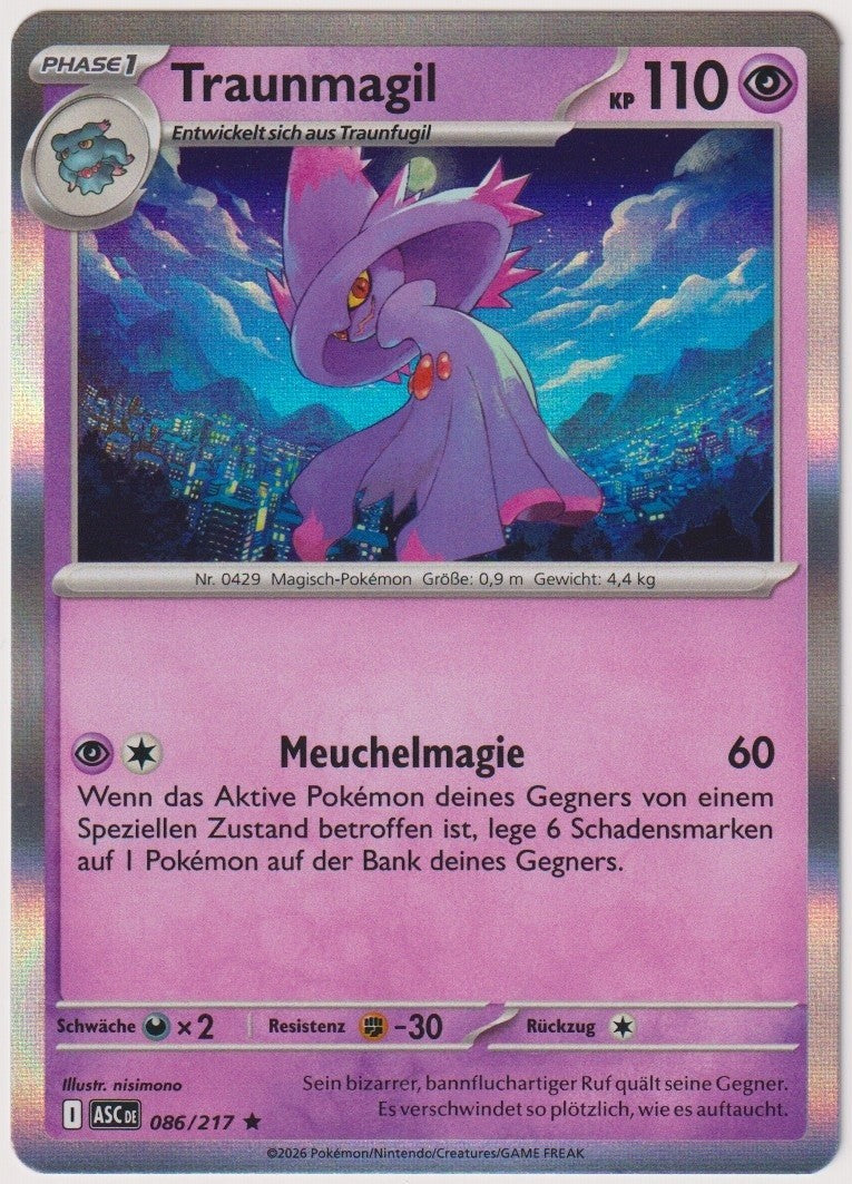 Pokemon TCG Mismagius #86/217 Rare (R) Holo Deutsch 2026 – Bild 1