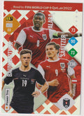 Panini World Cup 2022 Alaba & Sabitzer & Baumgartlinger Österreicht Parallel – Bild 1