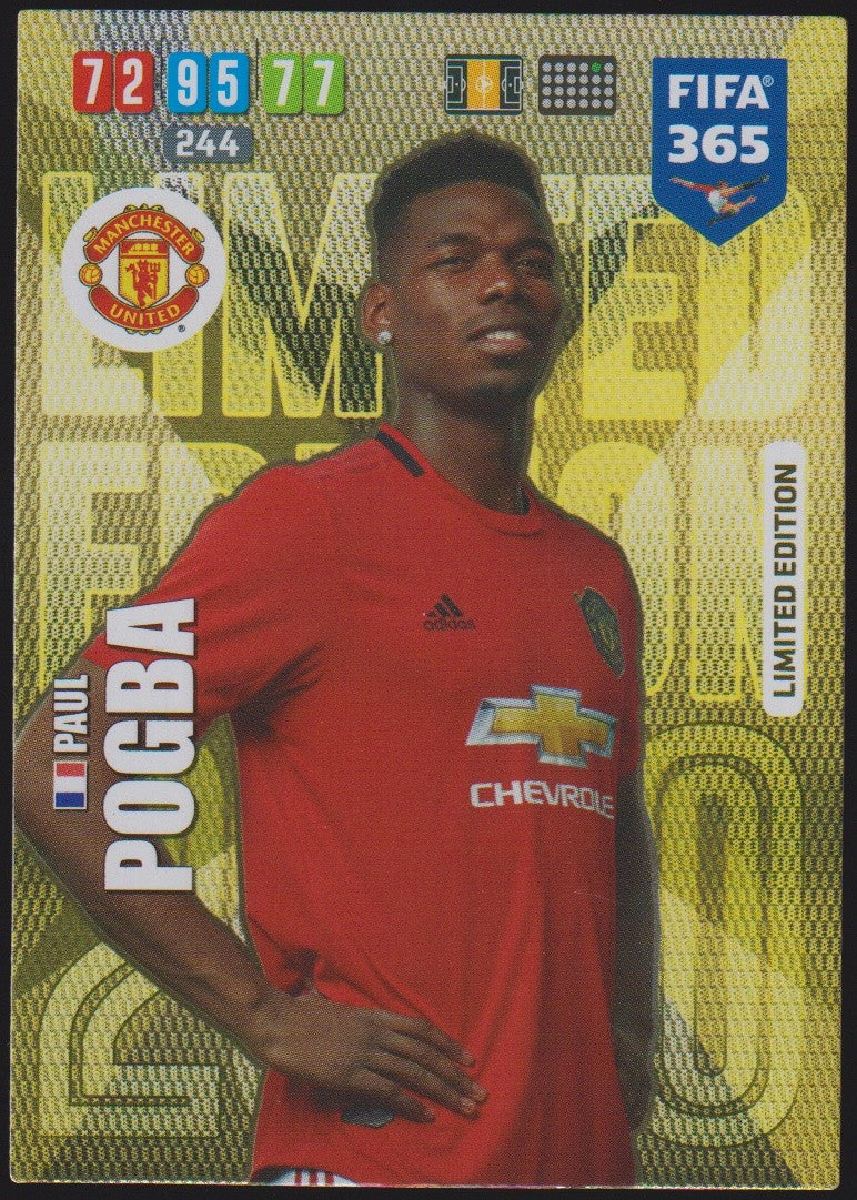 Panini S.p.A. FIFA 365 Paul Pogba Manchester United Adrenalyn XL Parallel Rare – Bild 1