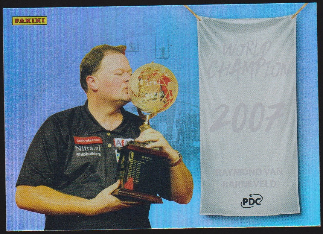 Panini PDC World Championship 2026 Raymond van Barneveld Refractor Parallel – Bild 1
